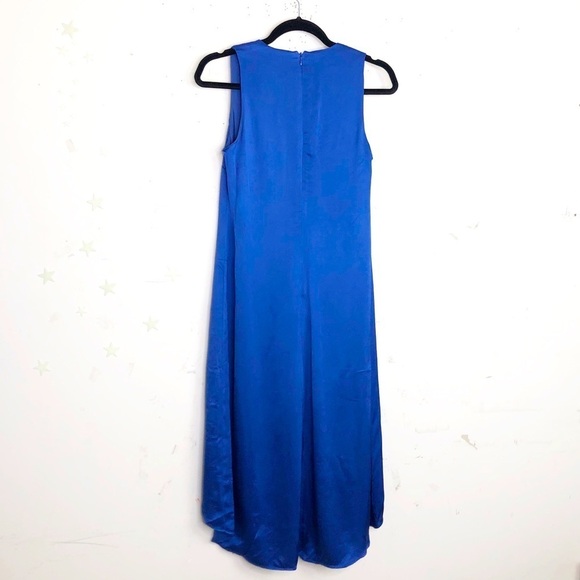 𝅺Banana republic Cascade satin ruffle front dress - Picture 10 of 11